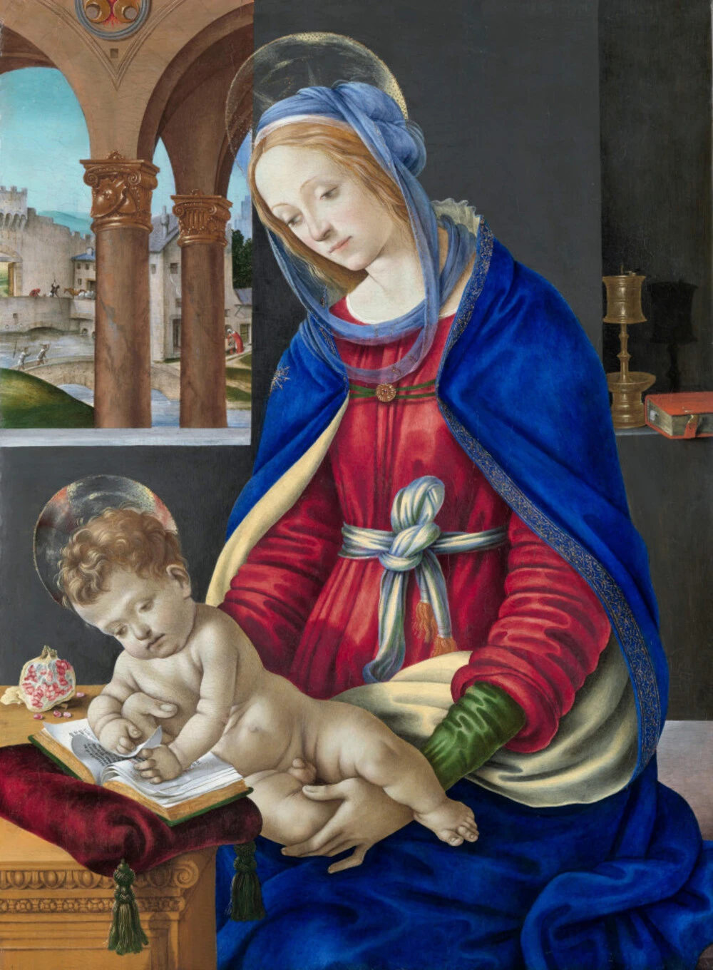 Filippino Lippi, „Madonna z Dzieciątkiem”